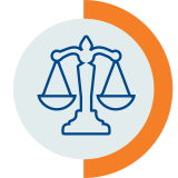 legal scales tolerance icon