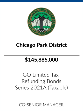 tombstone - transaction Chicago Park District logo