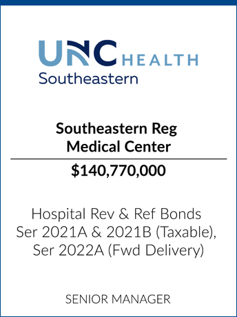 tombstone - transaction UNC Health Southeaster logo